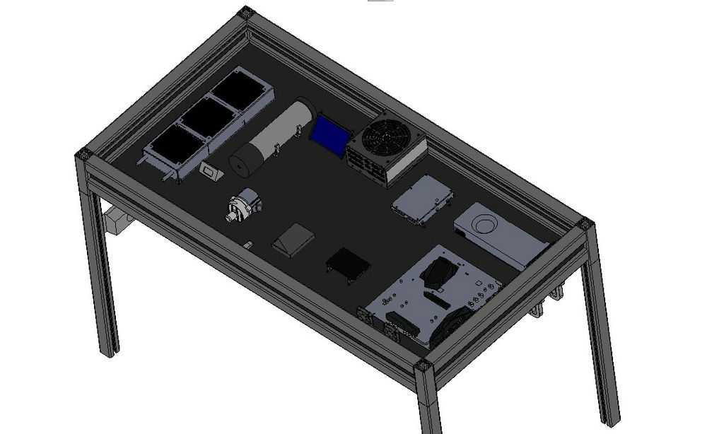 CAD of the lay out
