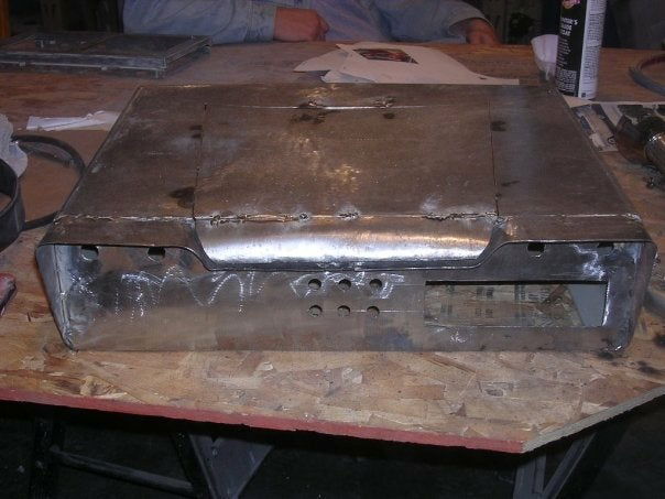 all welded up and all paint/rust removed