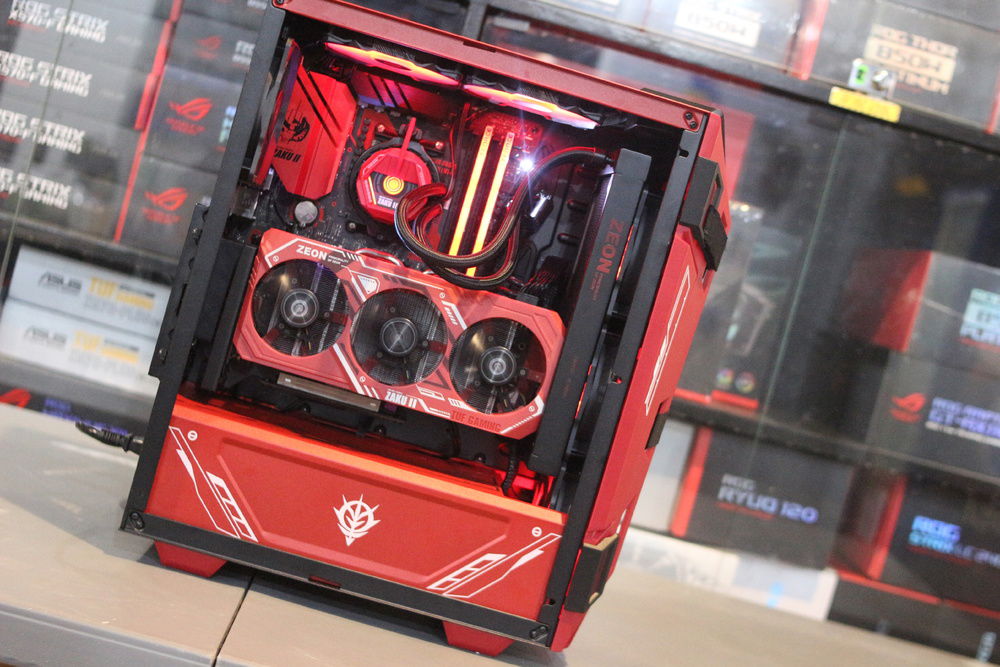 ASUS TUF Gaming ZAKU II Limited Edition Gaming PC builds.gg