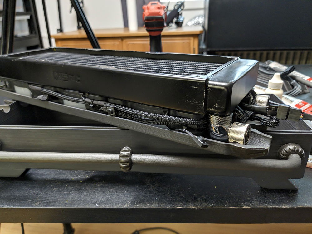 space for the radiator was quite limited