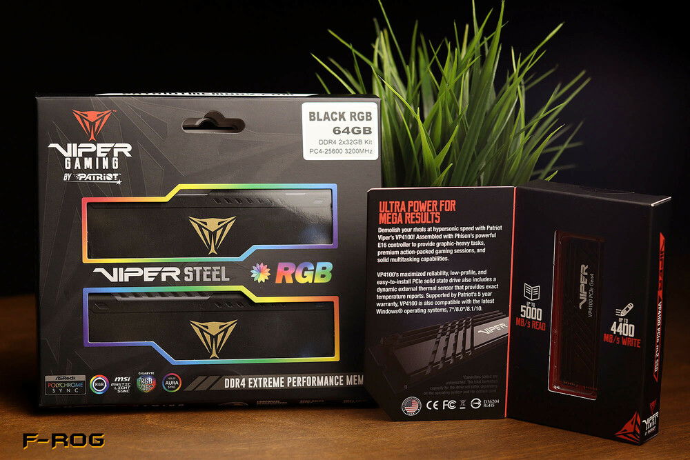 RAM, M2 and SSD has arrived, thank you Patriot Viper for support!