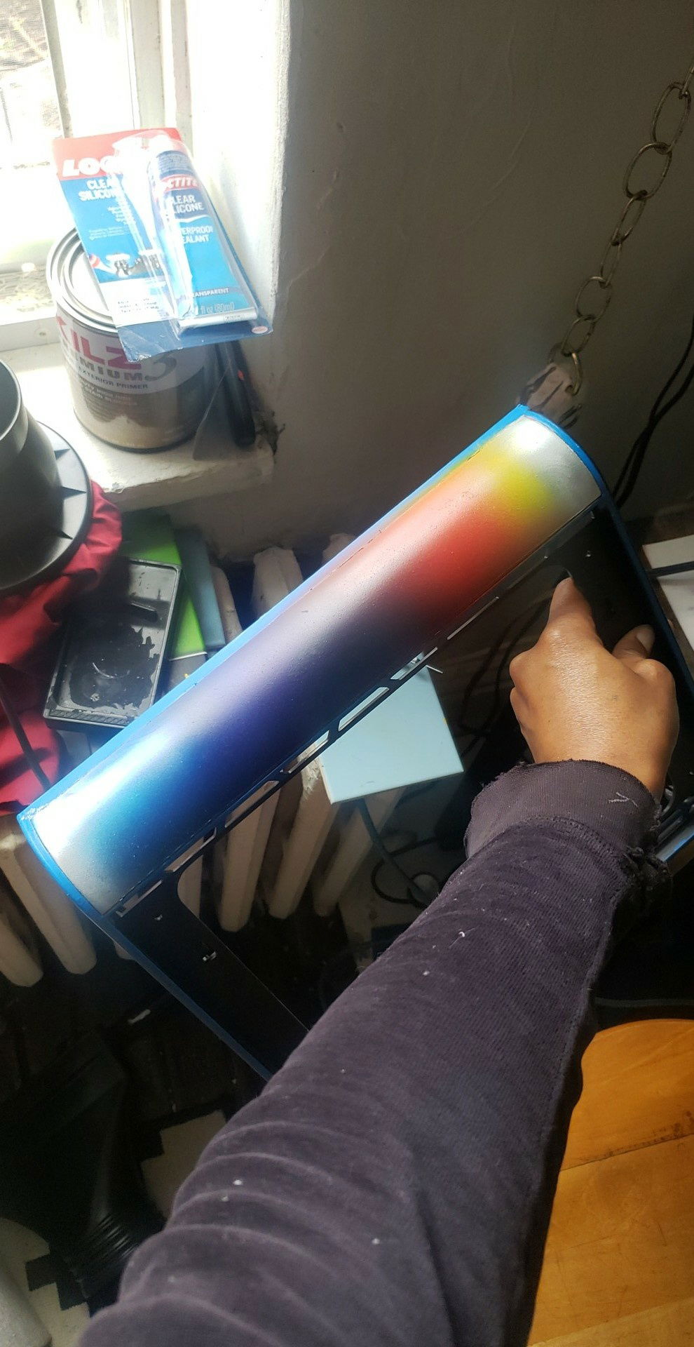 Painting a black body radiation effect, probably the second round
