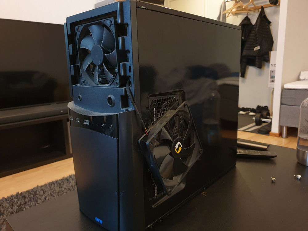 2 fans added for airflow.