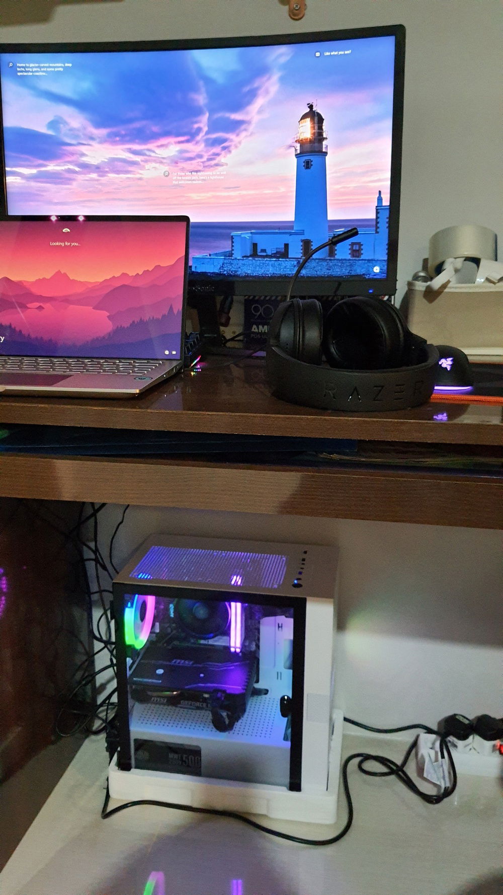 My Build and my Laptop which is an Asus Zenbook 13 ux333flc