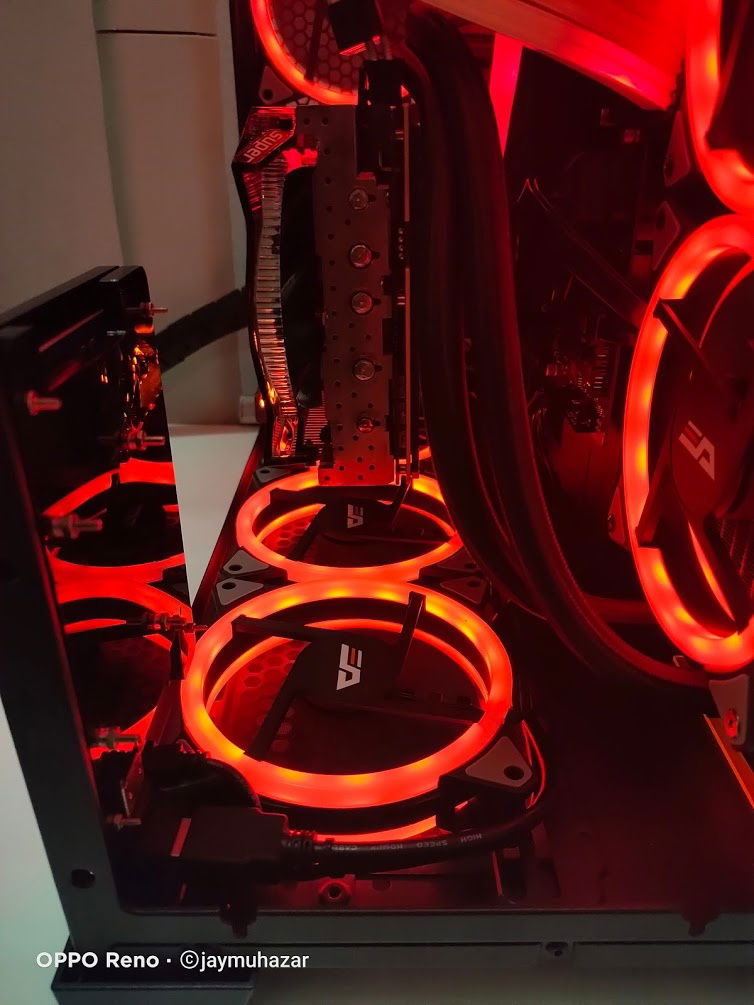 Back of monitoring screen