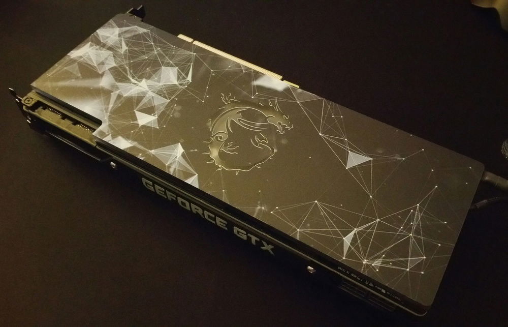 V1tech GPU backplate