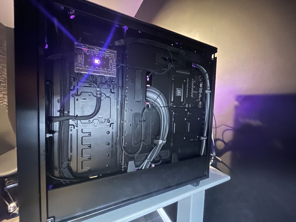 EK hub and back with final setup