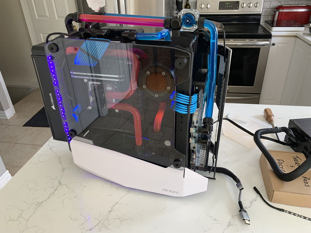 Leak tested, run overnight with distilled to clear out after a good radiator flushing.