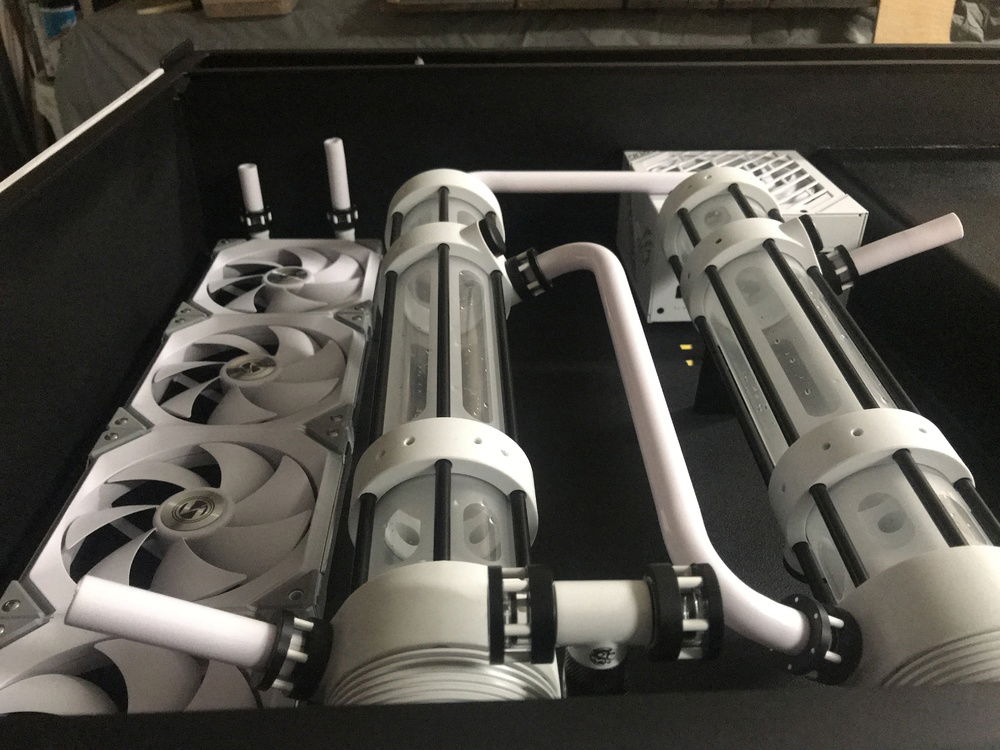 Starting on more bending and making use of the trimmed pieces to plan my next runs. Plenty of scraps laying around form learning to bend the tubing! LOL