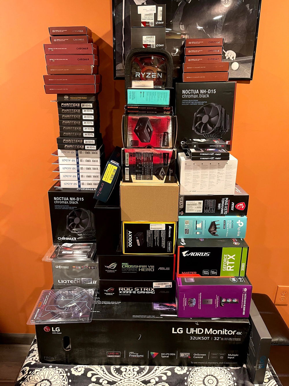 I can't seem to force myself to throw away any of the packaging/boxes that I've accumulated over the years. I may have a hoarding issue.