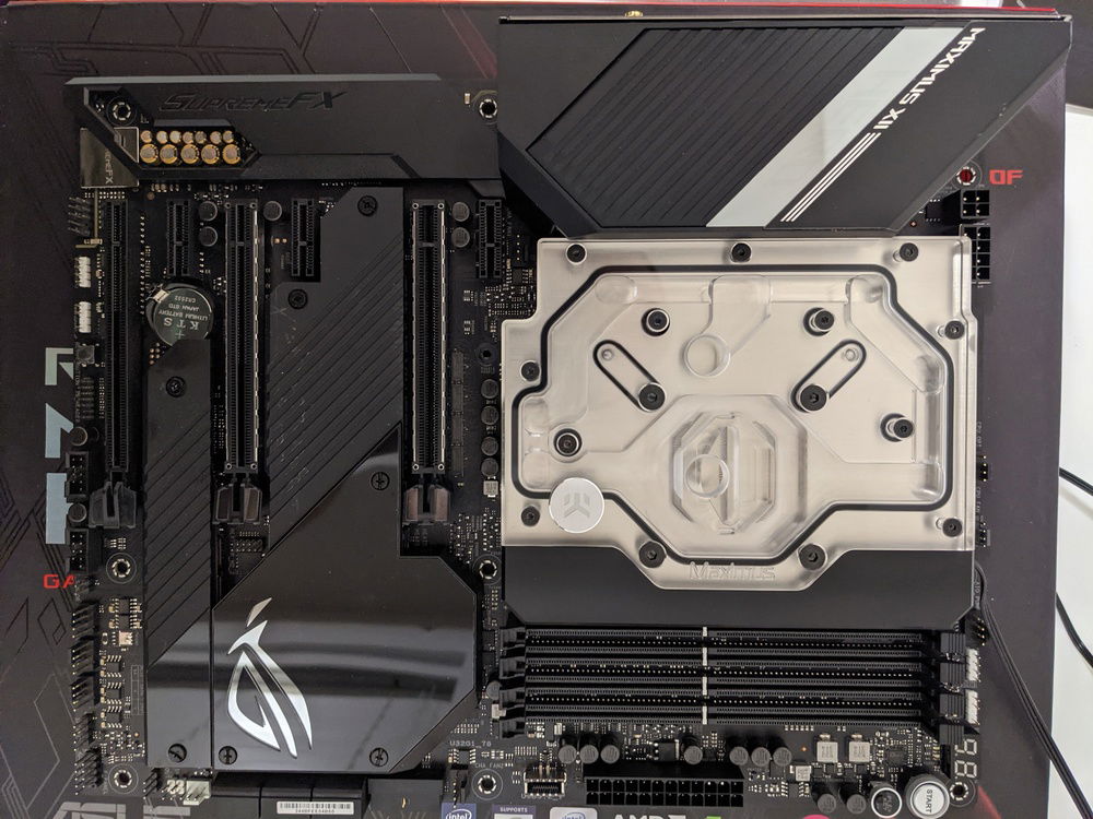 Monoblock installed, not too bad