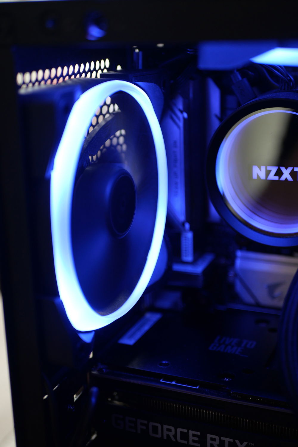 NZXT H210i & KRAKEN X53 & 120mmファン×2 KRAKEN X53とH210iで組むときは注意』 ASUS ROG STRIX Z490-I