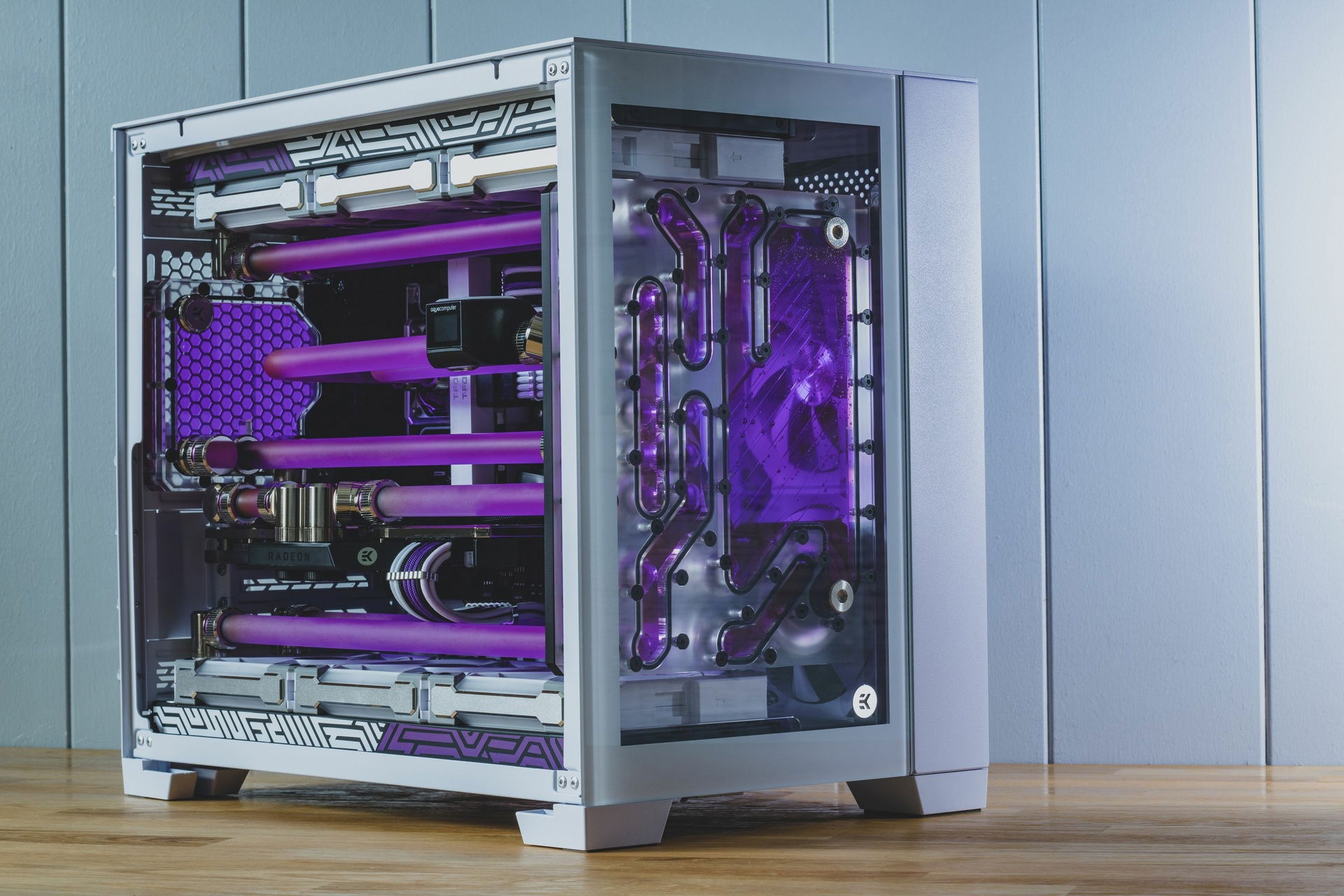 The Purple Cygnus - Lian Li O11 Dynamic Mini Snow White Edition » builds.gg