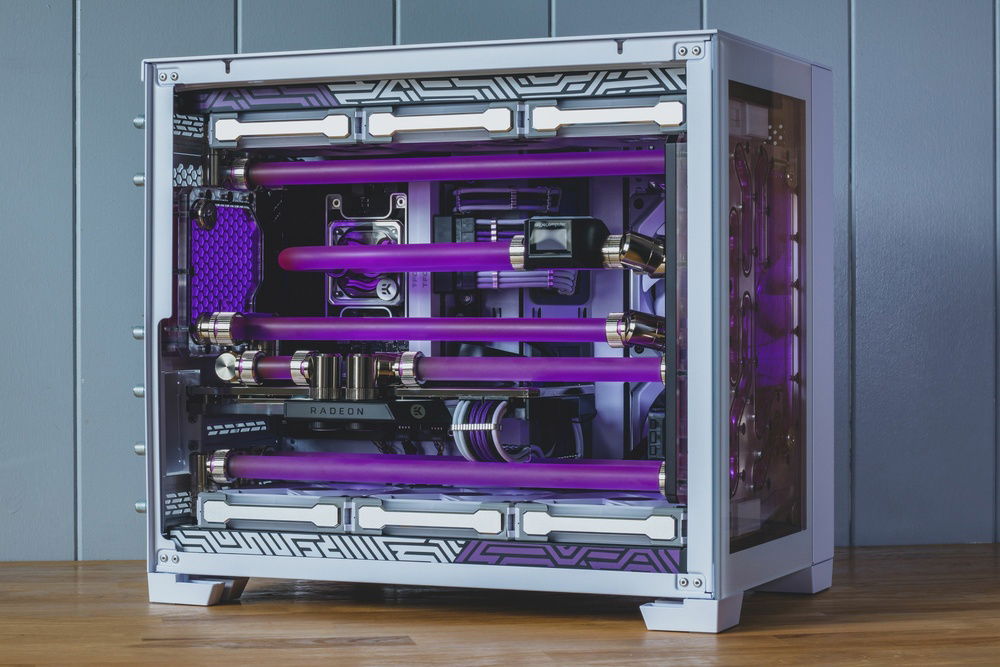 The Purple Cygnus - Lian Li O11 Dynamic Mini Snow White Edition » builds.gg