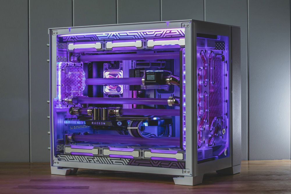 The Purple Cygnus - Lian Li O11 Dynamic Mini Snow White Edition » builds.gg