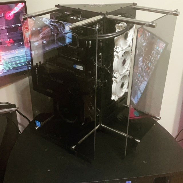 Here is a pre-build - we used this setup to figure out what we really wanted for this build.
