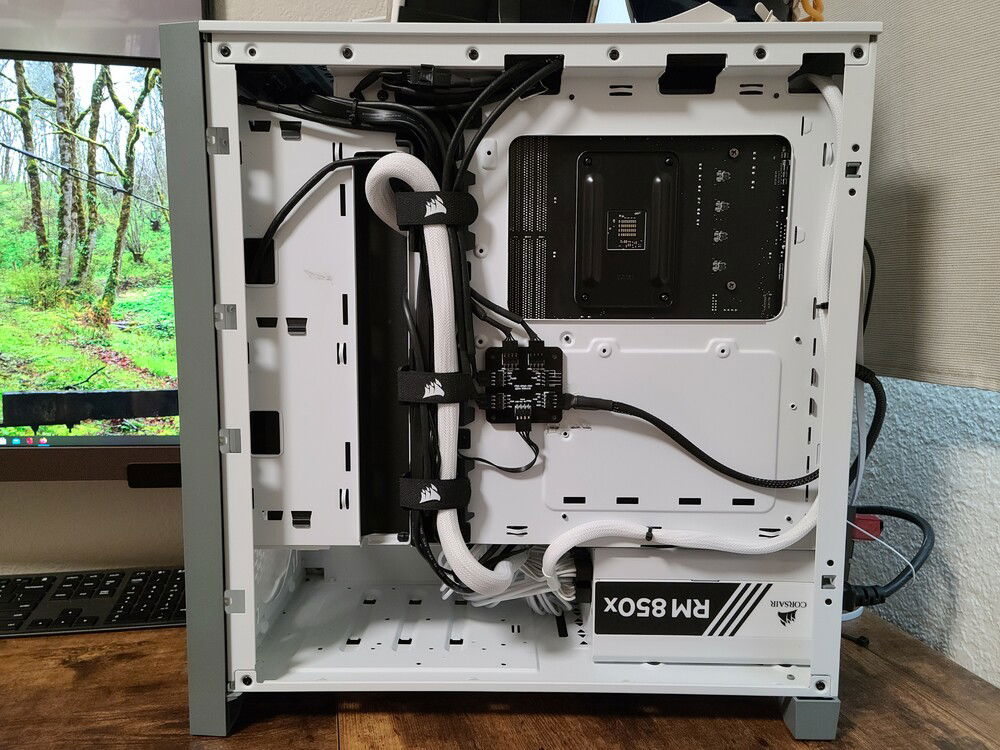 Changed from Lian LI fans with the uni controller to Noctua, had to reroute wires but turned out just as good if not better!