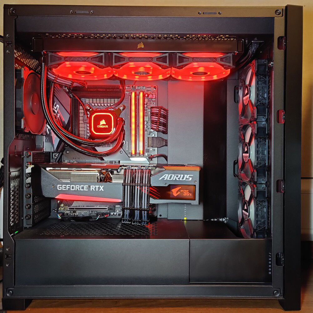 Graphics card has its own mini screen on it