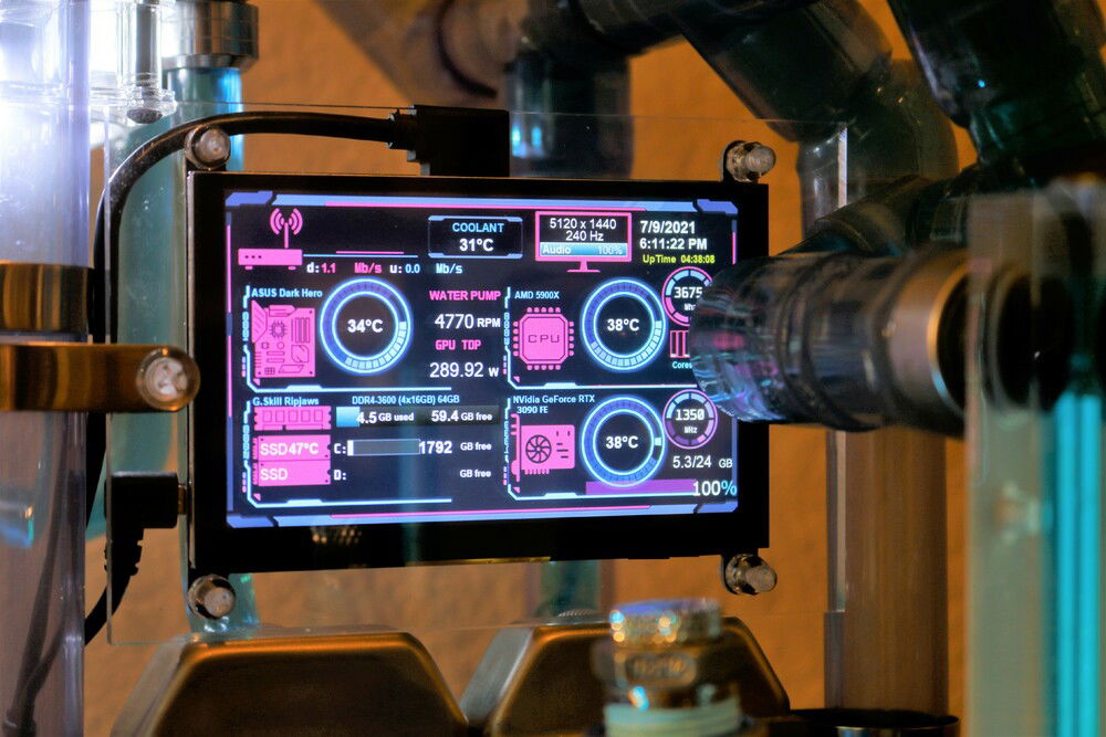 Sensor Panel using AIDA64