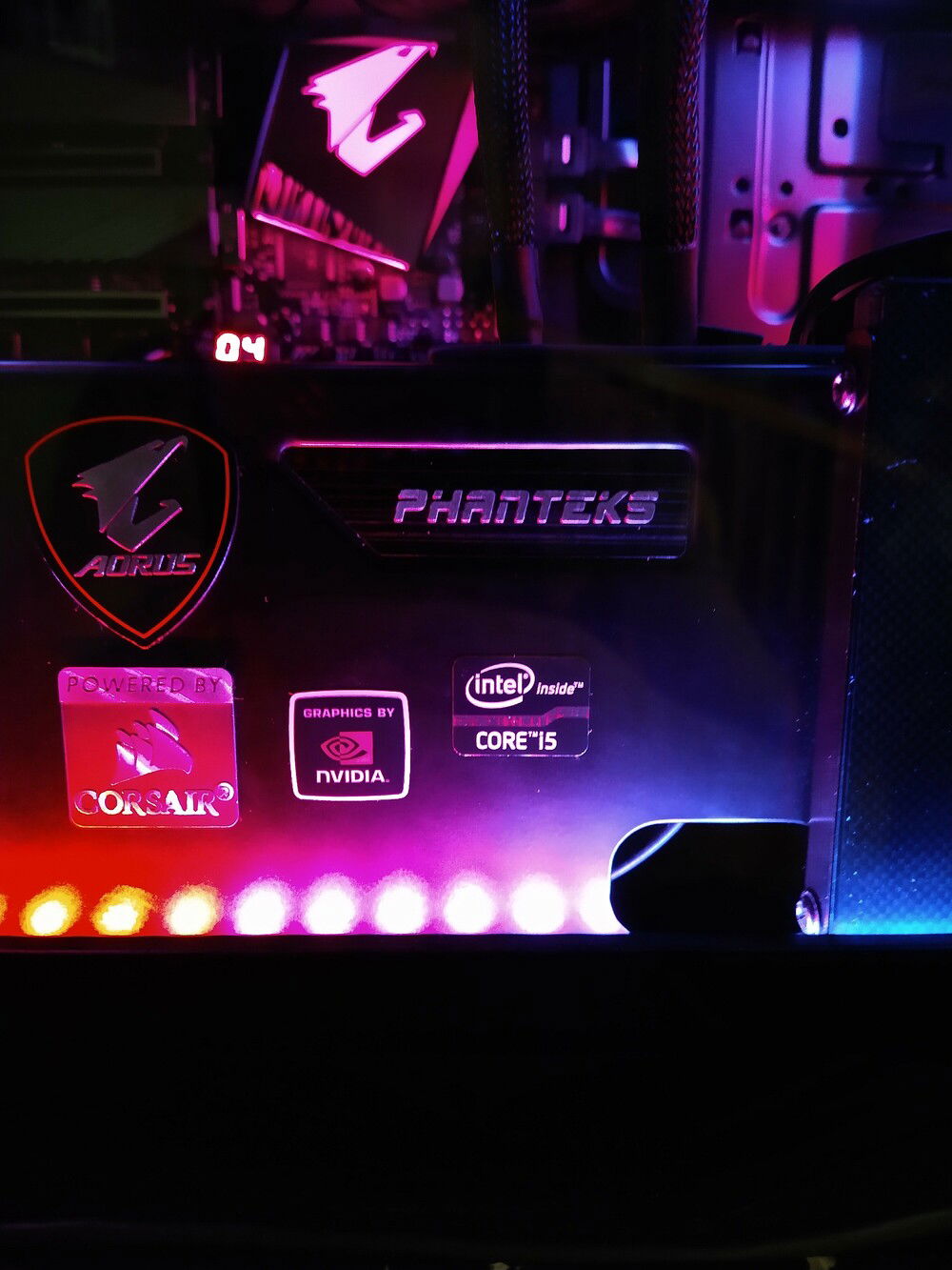 Picky about my stickers i purchased the nvidia and intel one seperately for almost $7 each lol. Worth it!