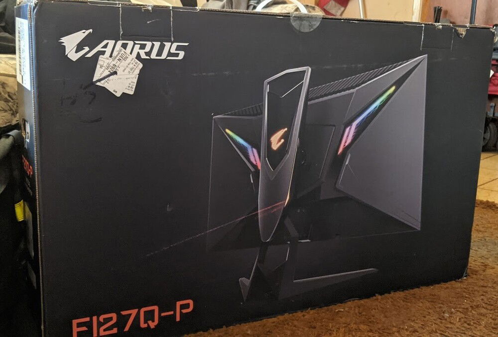 Gigabyte AORUS FI27Q-P monitor, BNIB. Managed to snag it for about $330.