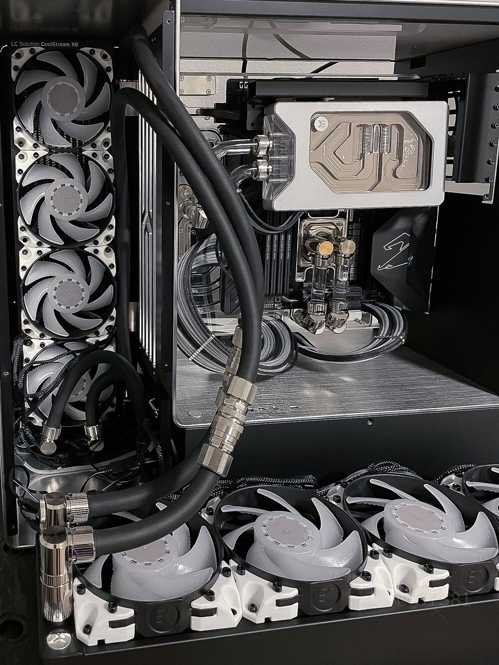 Koolance QD3s for 1 radiator.