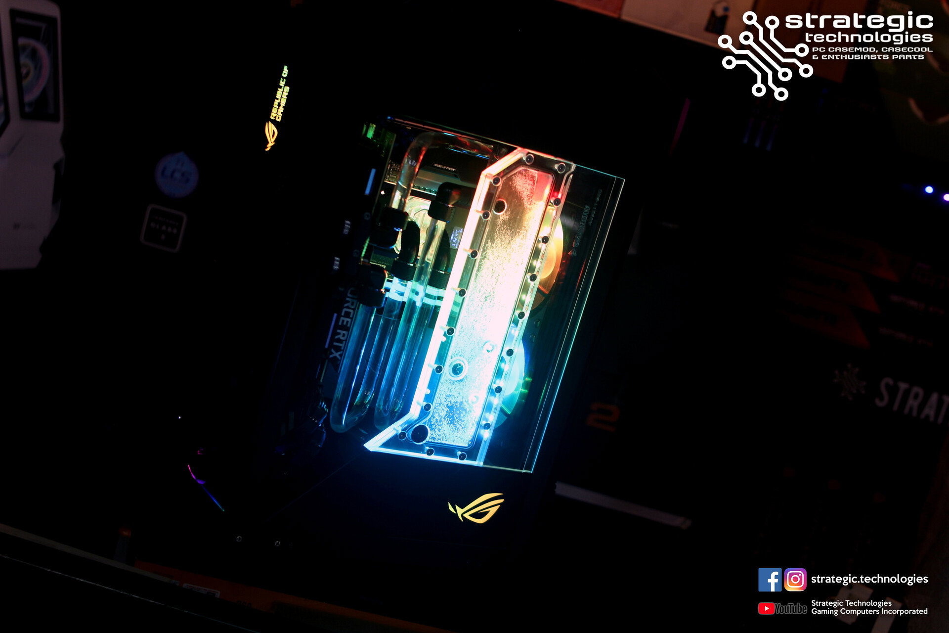 Asus Rog Z11 Custom Loop ASUS ROG Z11 custom hard line liquid cooled » builds.gg