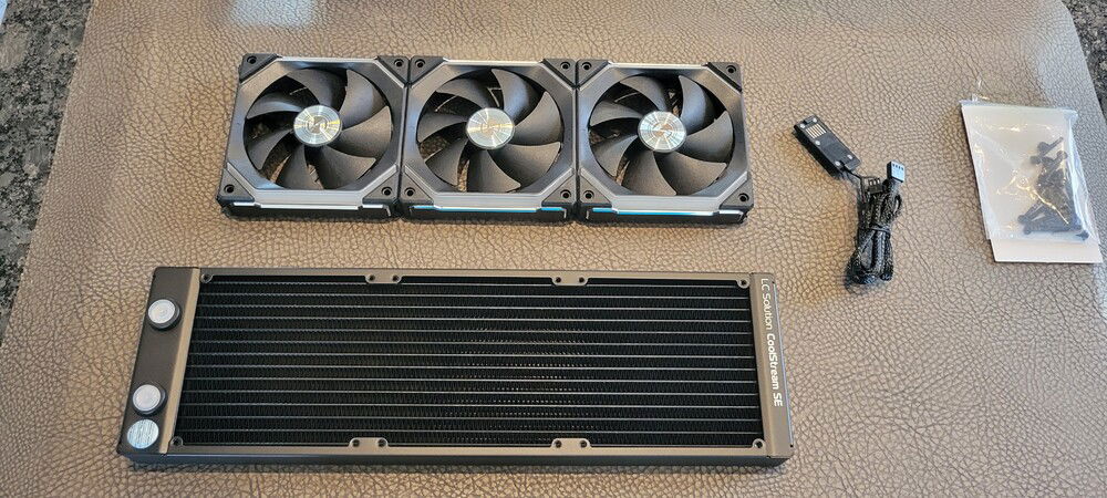Mounting the fans on my 360mm rad.