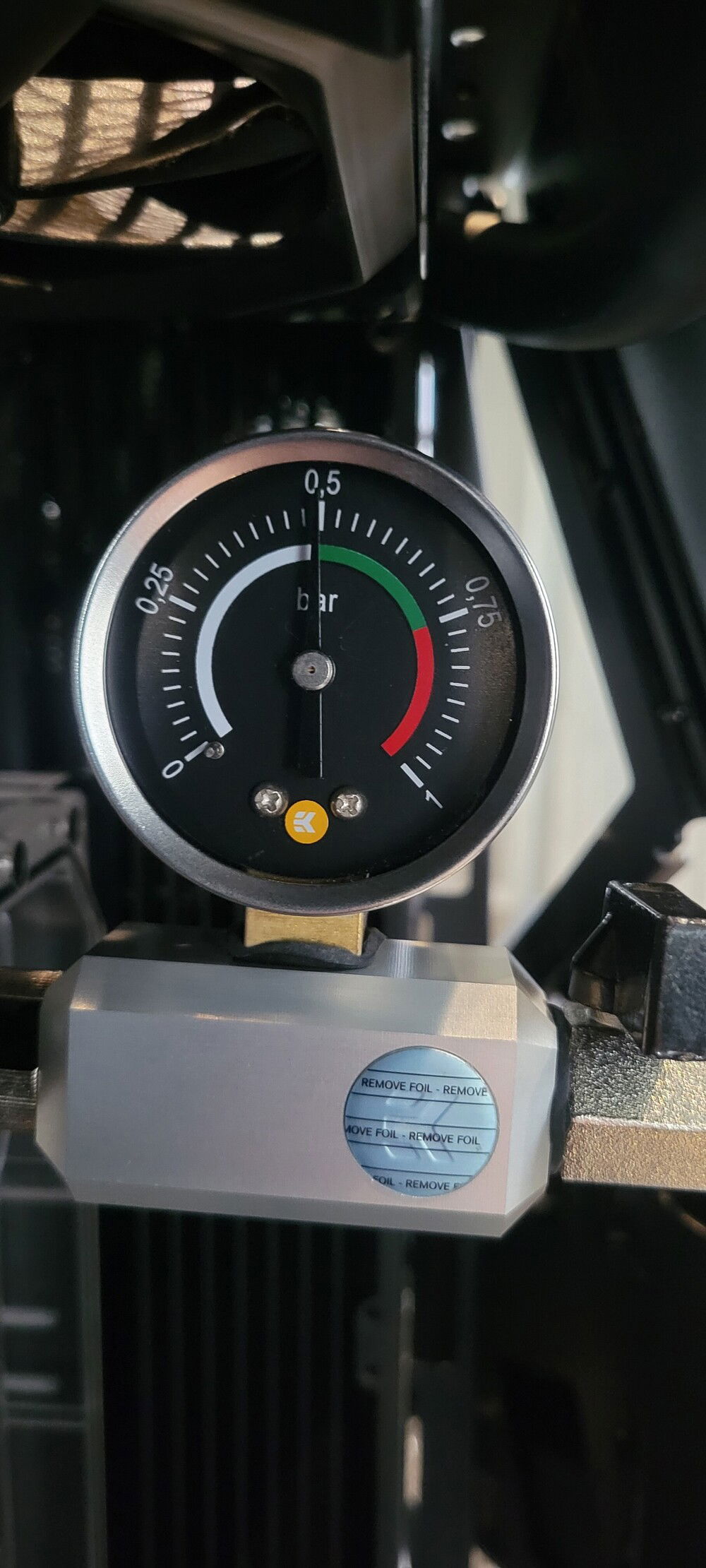 30 minutes later and the needle hadn't moved at all.