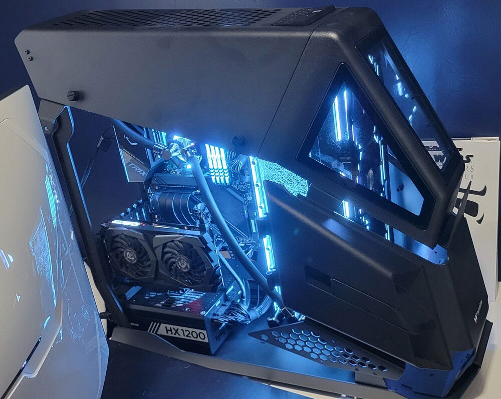 Put the top covers on and fired it up!