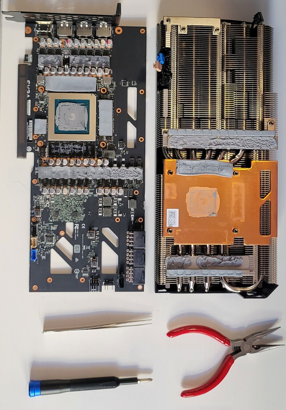 Most stressful 15 minutes of my life were taking the stock cooler off the most expensive GPU I've ever owned.