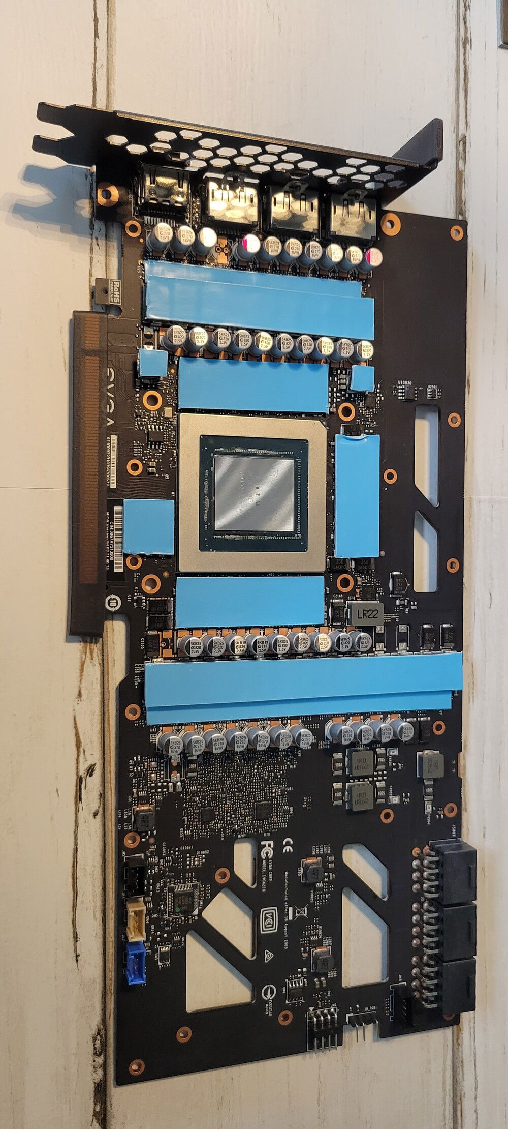 Thermal pads in place...