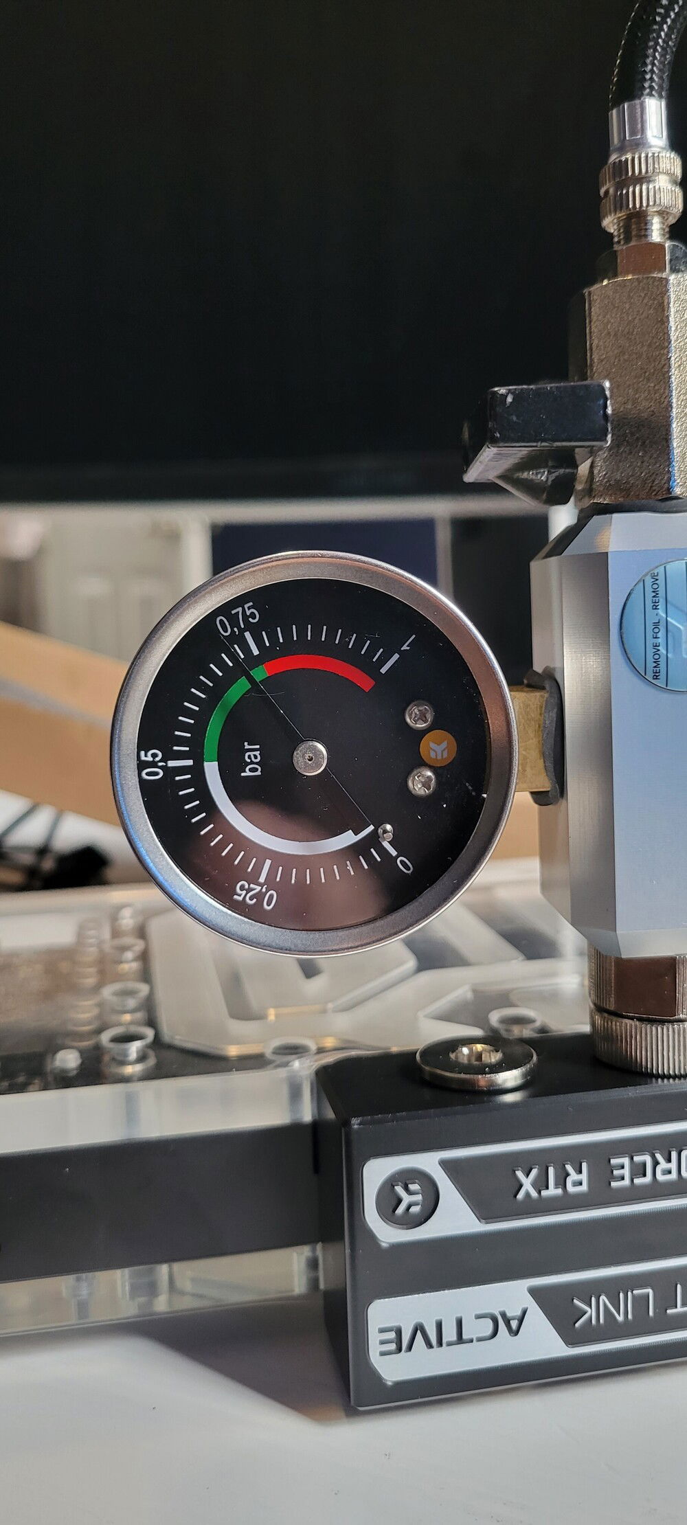 I put the plugs in to test the seals between the front plate, transfer block and back plate before installing it.