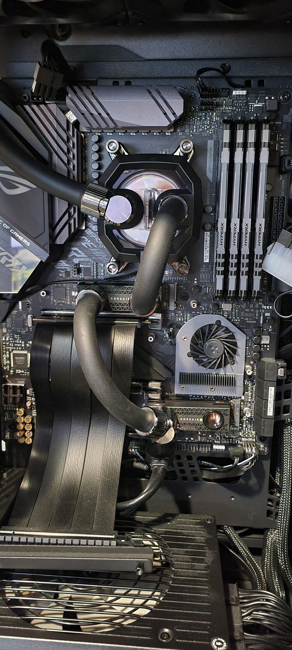 Still on soft tubing for now. I will probably try moving to hard tube down the road but I still like how the black looks.