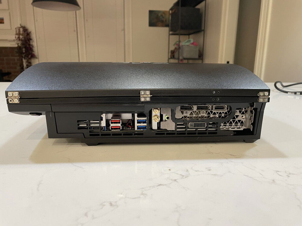 Rear IO (not the cleanest, but does the job)