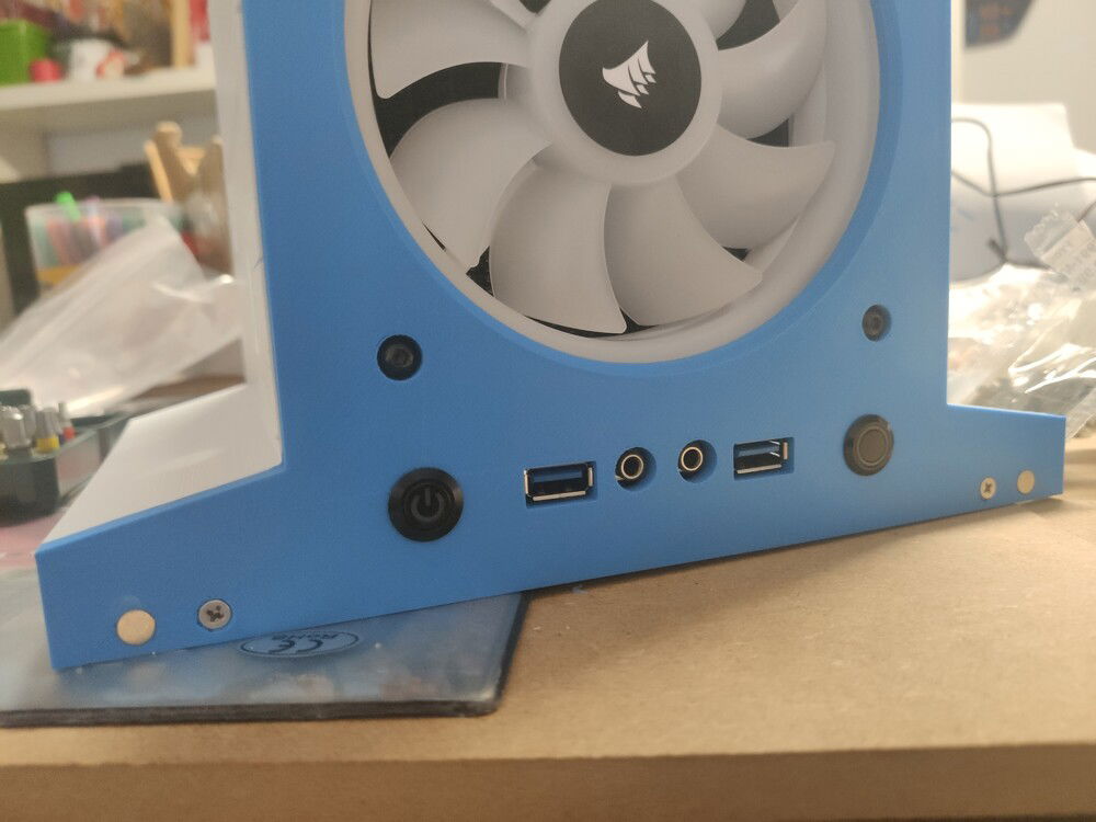 Front - Power Button, Reset, Usb ...