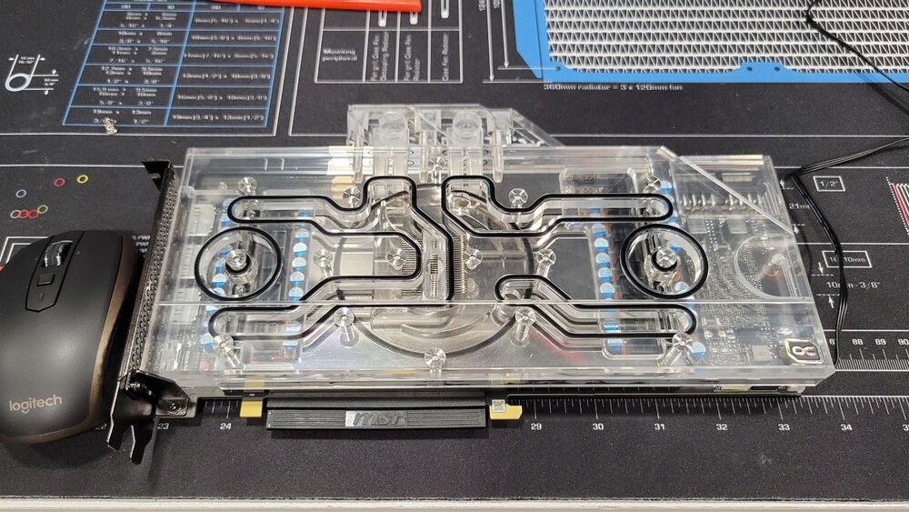 Eisblock on the 3080ti