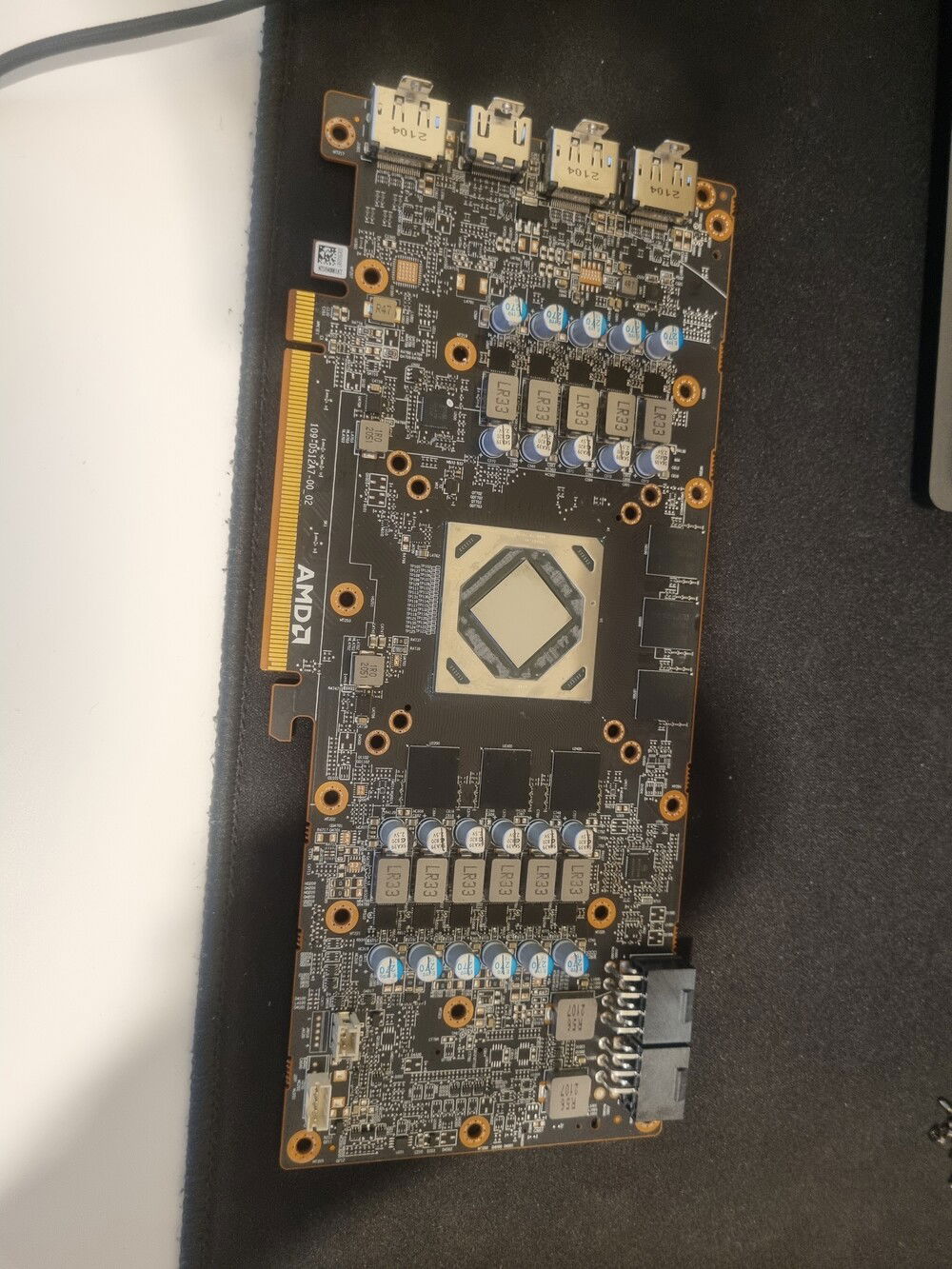 After the stock cooler removal.