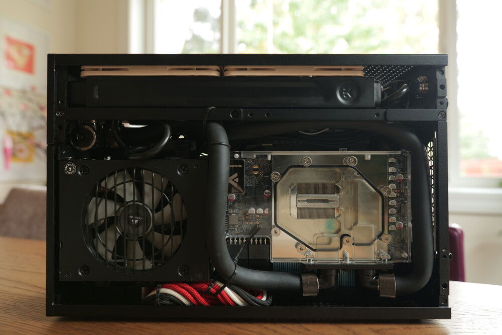 Slight re-route of zmt tubing on the GPU side.