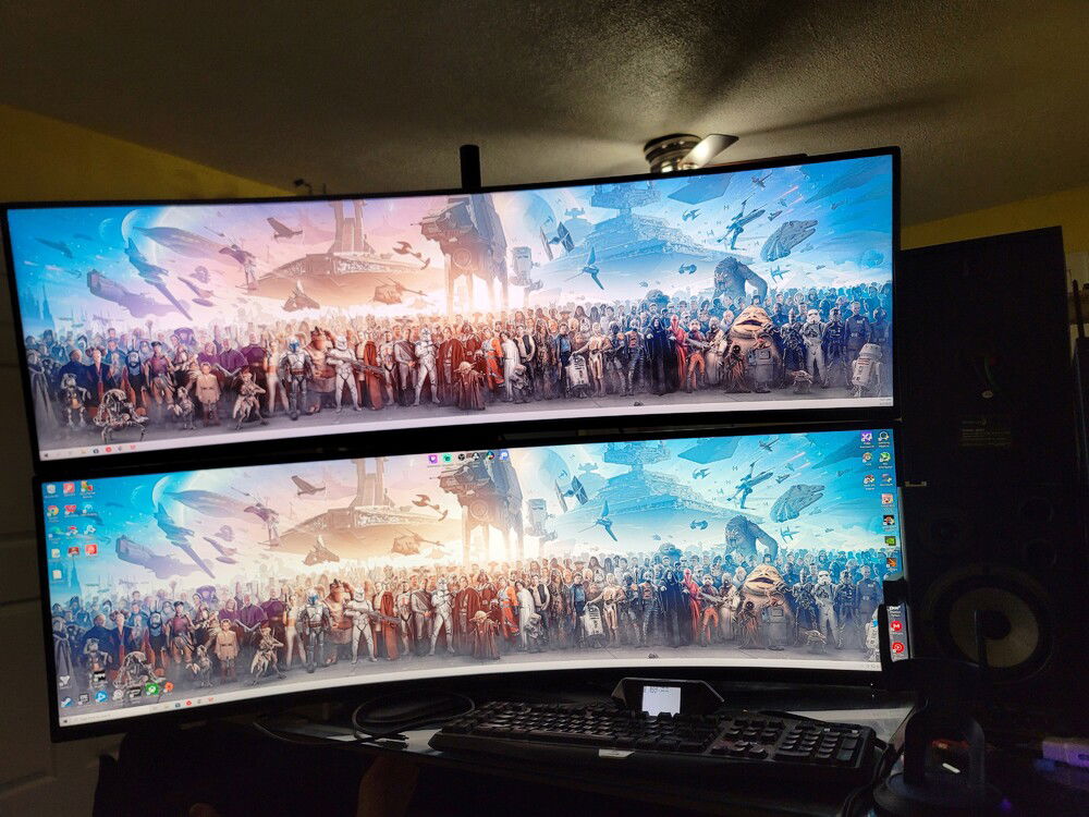 Decided to go a little crazy and add another 49"...