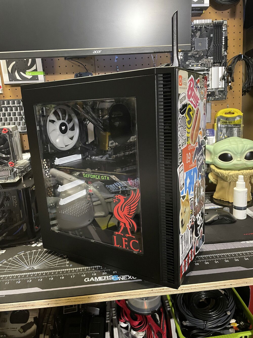 Panel on and the stickers