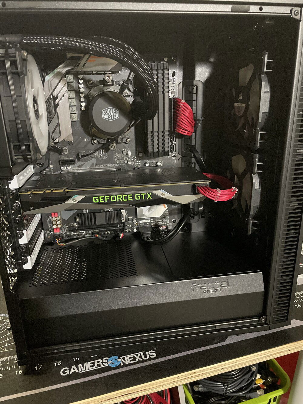 View inside with the panel off