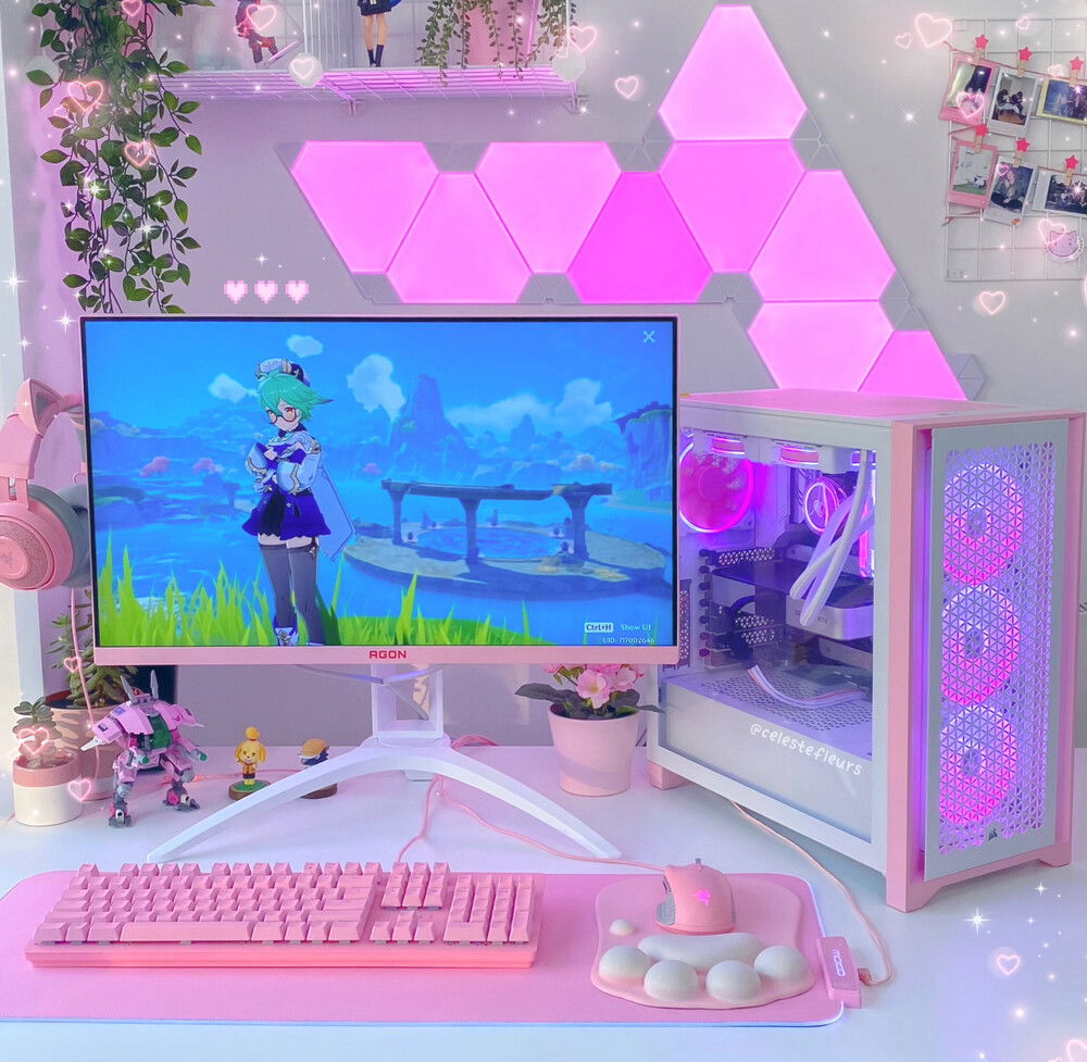 pastel pink pc build