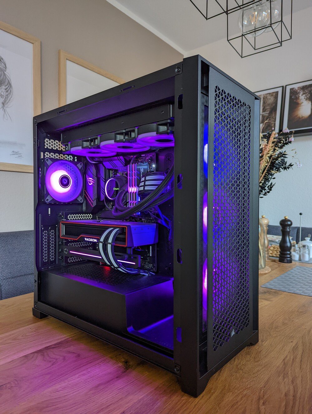 Purple and Pink in a Corsair 5000D Airflow »