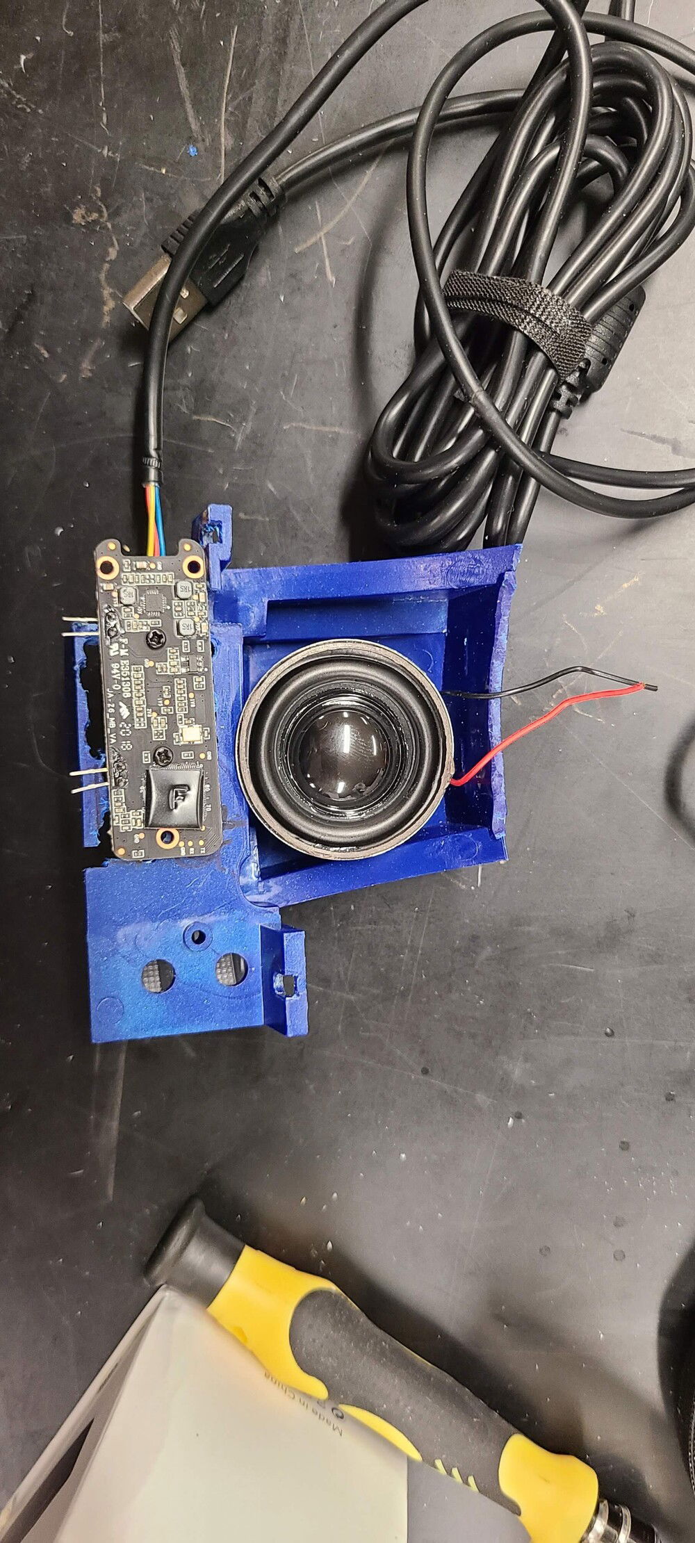 Original location for Webcam and Speaker