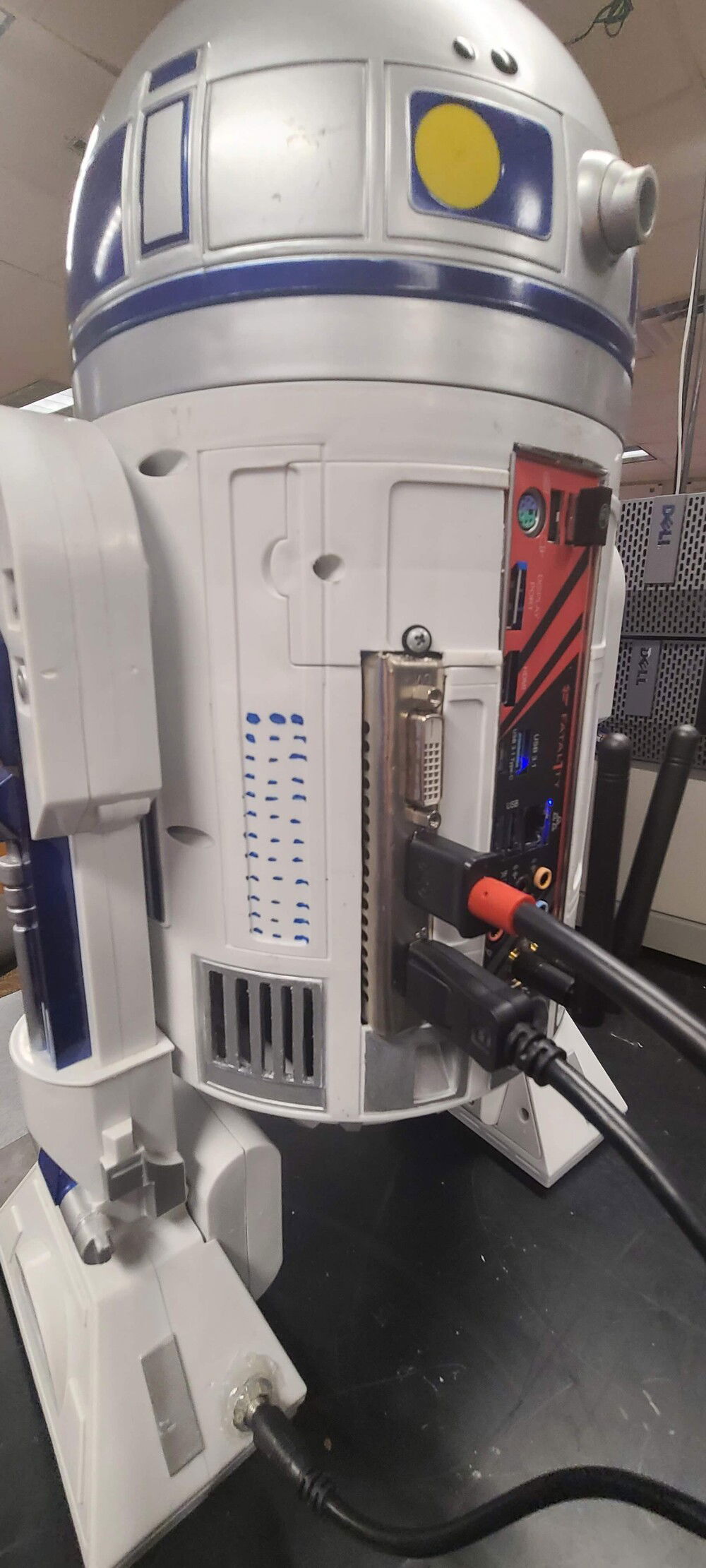 Ventilation on this side also.