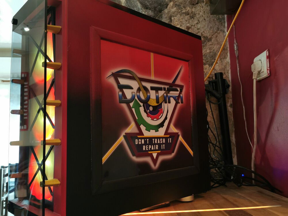 Back of the computer :)