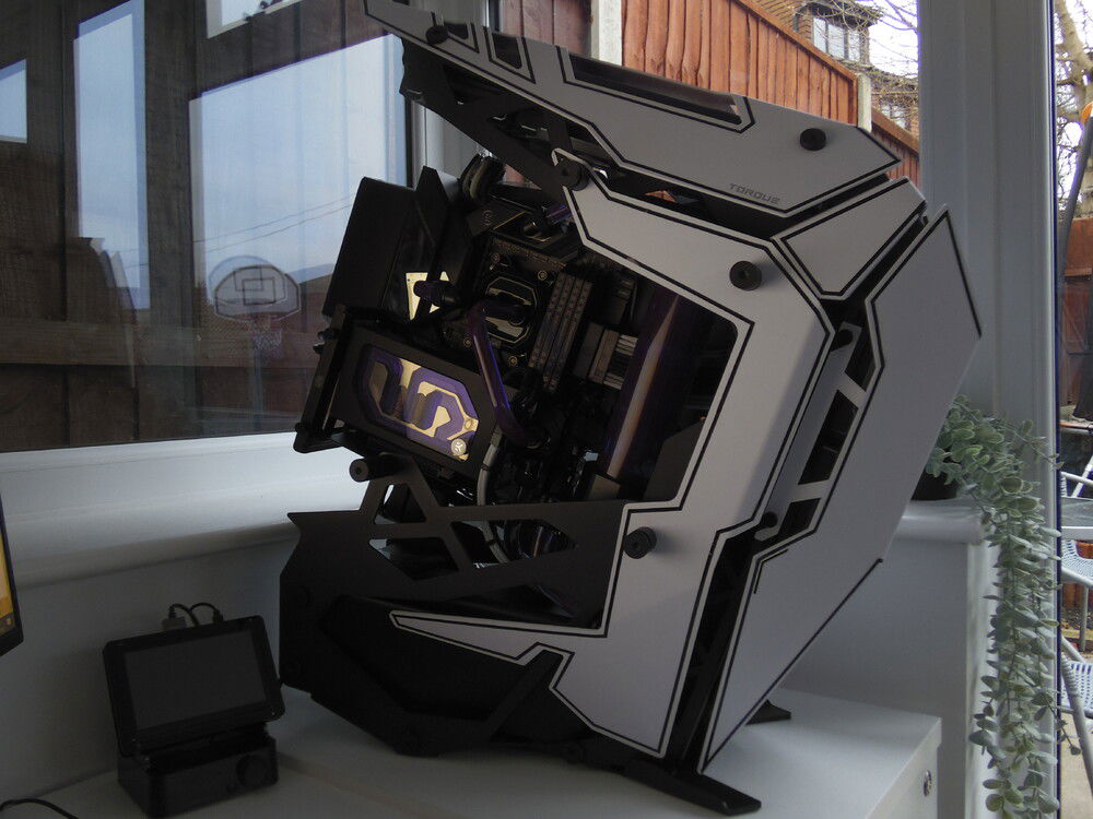 Sitting pretty before the first boot