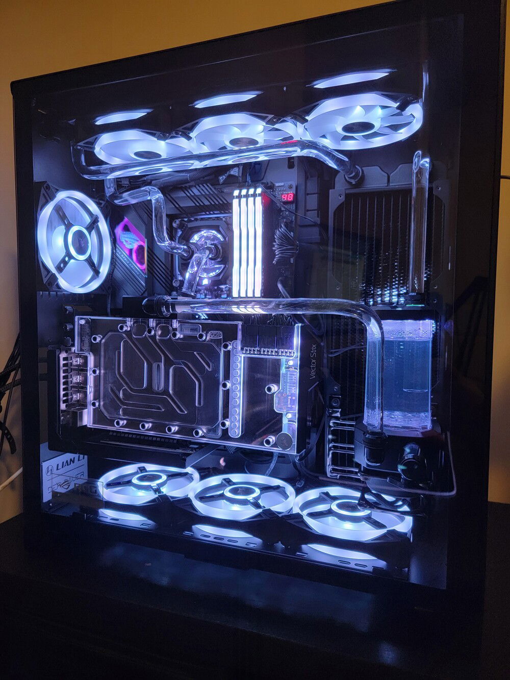 Completed in all it's excessive RGB glory