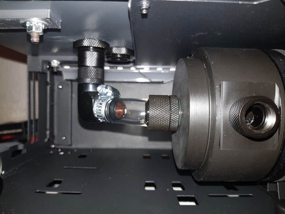 Pump inlet connected!